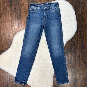 Old Navy Jeans 0 High-Rise Vintage Slim Medium Wash Stretch Blue Denim Women's